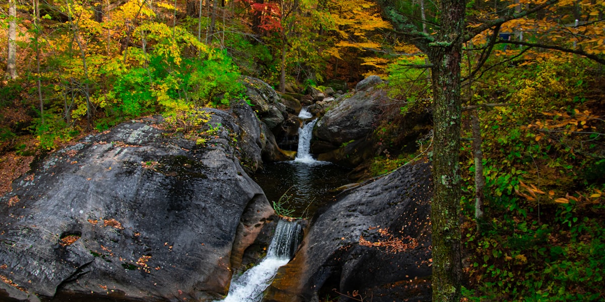 Connecticut autumn landscape